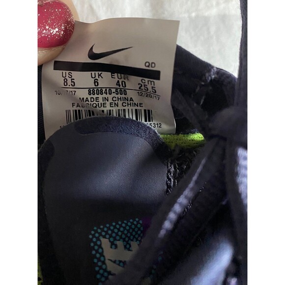 Nike Free RN 2017 Running Shoes Women’s 8.5 – Purple/Grey Lightweight Sneakers - Picture 9 of 9